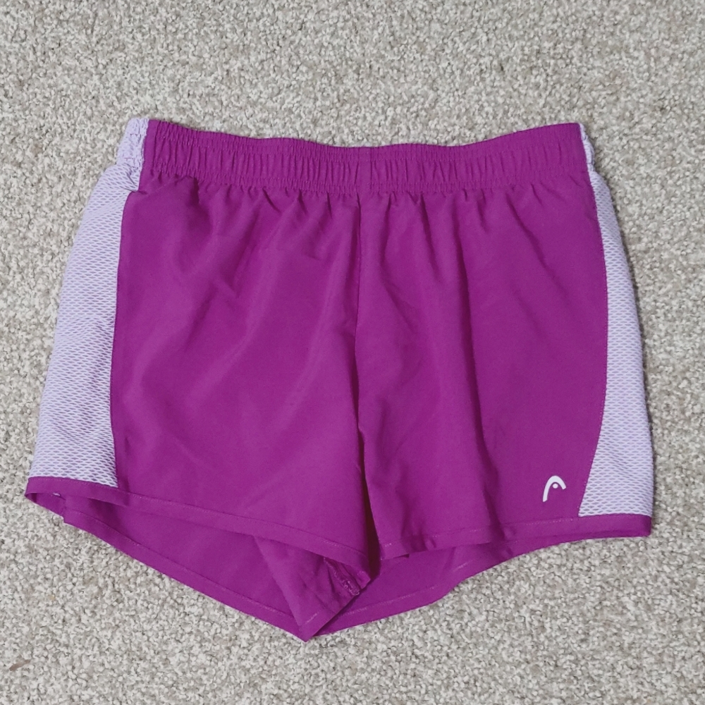 Mesh sided running shorts